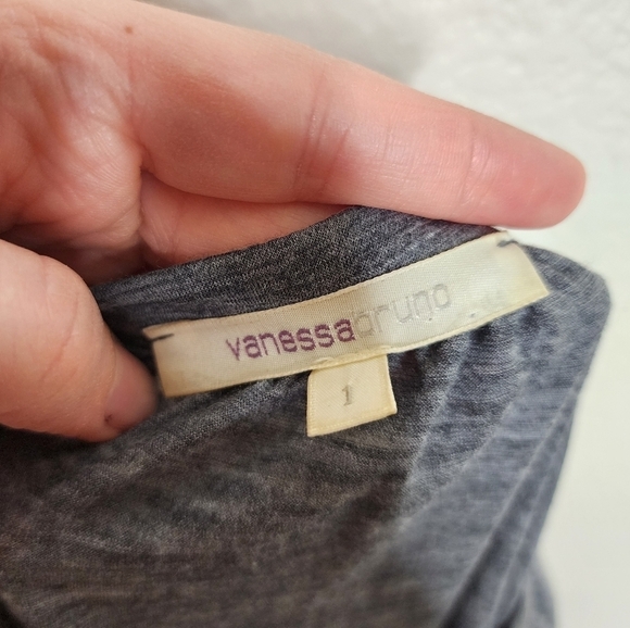 Vanessa Bruno Grey Sweater Blouse 1 - Picture 4 of 6